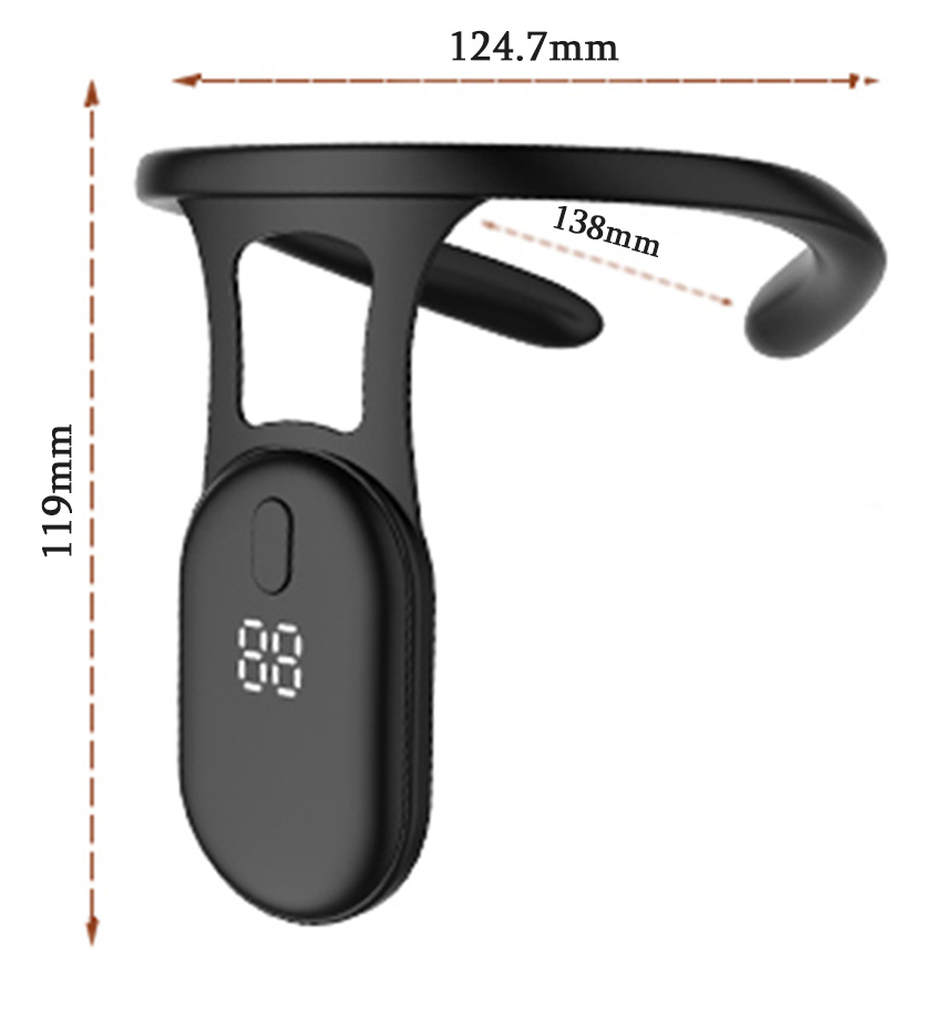 Détecteur De Mauvaise Haleine Portable Baugger - Testeur D'Haleine Avec Affichage LCD Et 5 Niveaux